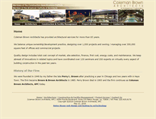 Tablet Screenshot of colemanbrown.com